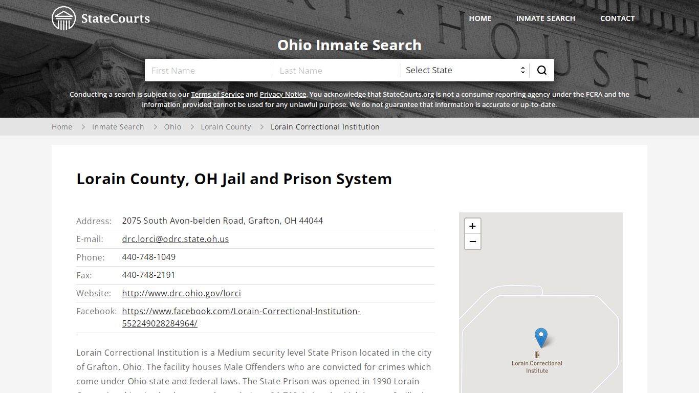 Lorain Correctional Institution Inmate Records Search ...